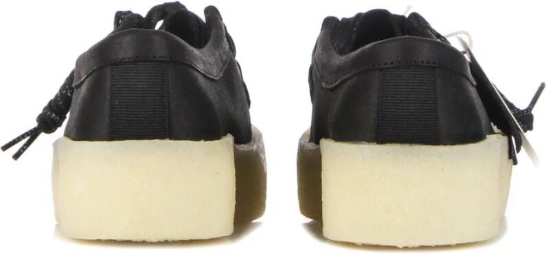 Clarks Zwarte Wallabee Cup Veterschoen Black Dames
