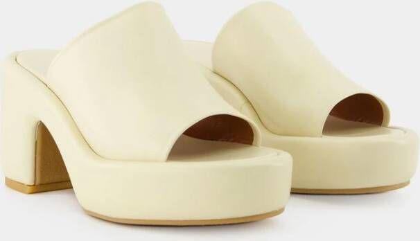 Clergerie Heeled Mules Geel Dames