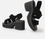 Clergerie Minimalistische zwarte suède sandaal met ergonomische zool - Thumbnail 2