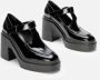 Clergerie Vintage Mary Jane met Dikke Hak Black Dames - Thumbnail 2