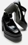 Clergerie Vintage Mary Jane met Dikke Hak Black Dames - Thumbnail 3