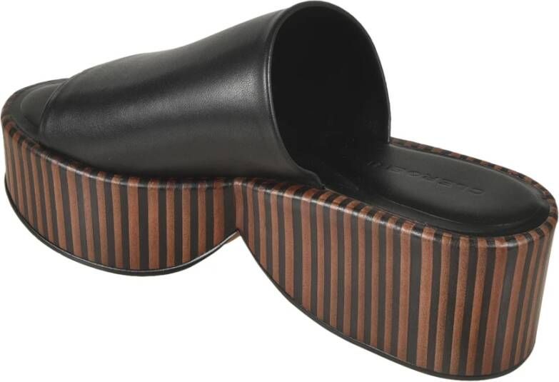 Clergerie Zwarte Sandalen voor Vrouwen