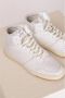 Closed Hoge Sneaker met Geperforeerde Details White Dames - Thumbnail 4