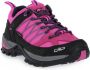 CMP Rigel Low WP 3Q54456 Wandelschoenen Pink Fluo B. Blue Dames - Thumbnail 3