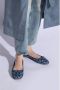 Coach Loafers & ballerina schoenen Abigail Flat Signature in blauw - Thumbnail 3