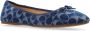 Coach Loafers & ballerina schoenen Abigail Flat Signature in blauw - Thumbnail 5