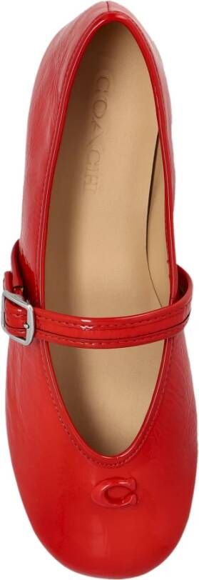 Coach Ballerina's met logo-vormige applicatie