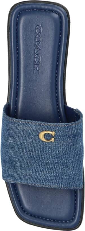 Coach Denim Slippers