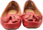 Coach Pre-owned Leather flats Red Dames - Thumbnail 2