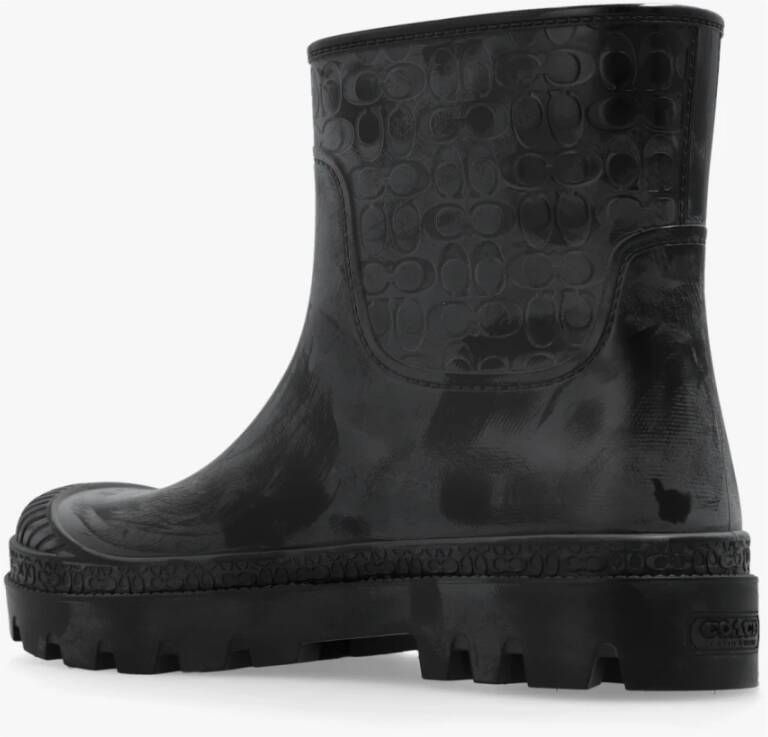 Coach Rain Boots Zwart Dames