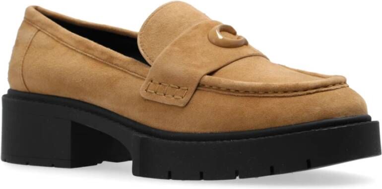 Coach Schoenen Leah type loafers Beige Dames