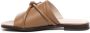 Coccinelle Beige Leren Sandalen met Metalen Detail - Thumbnail 2
