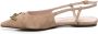 Coccinelle Beige Platte Schoenen met Band Sluiting - Thumbnail 3