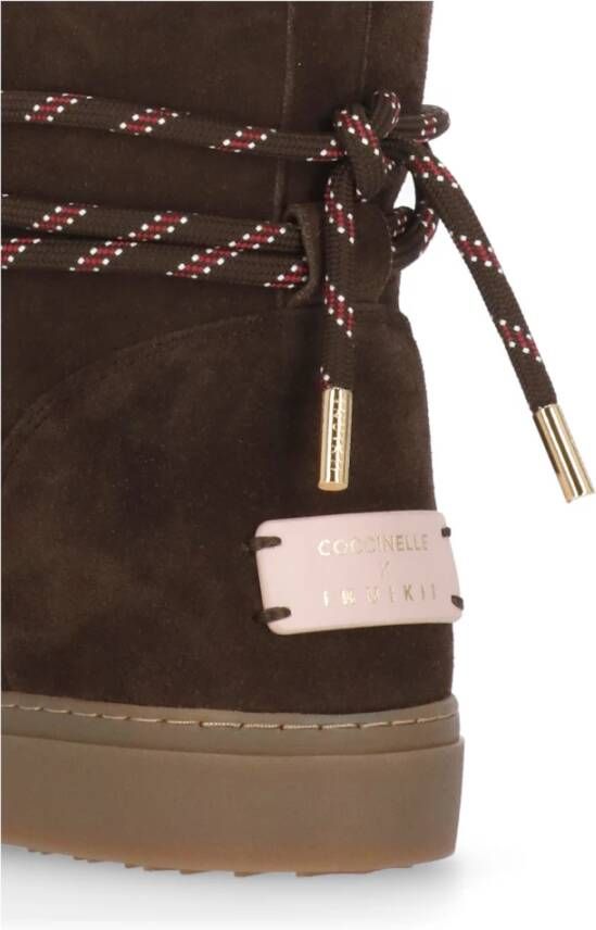Coccinelle Suède leren laarzen Brown Dames