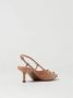 Coccinelle Nude Suède Kitten Heel Pumps - Thumbnail 2