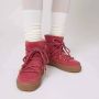 Coccinelle Enkellaarzen met shearling en suède bovenwerk Pink Dames - Thumbnail 2