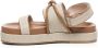 Coccinelle Sandalen van canvas en leer met metalen detail - Thumbnail 2