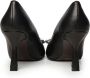 Coccinelle Zwarte leren pumps met hak en metalen detail Black Dames - Thumbnail 3