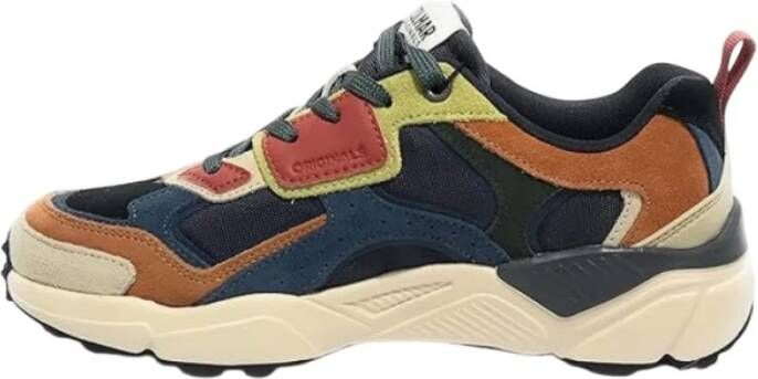 Colmar Denim Sneakers met Textuur Nylon Bovenwerk
