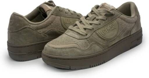 Colmar Grijze Leren Sneakers Austin Roots Stijl