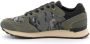 Colmar Groen-Zwarte Veterschoenen voor Heren Travis Green Heren - Thumbnail 9
