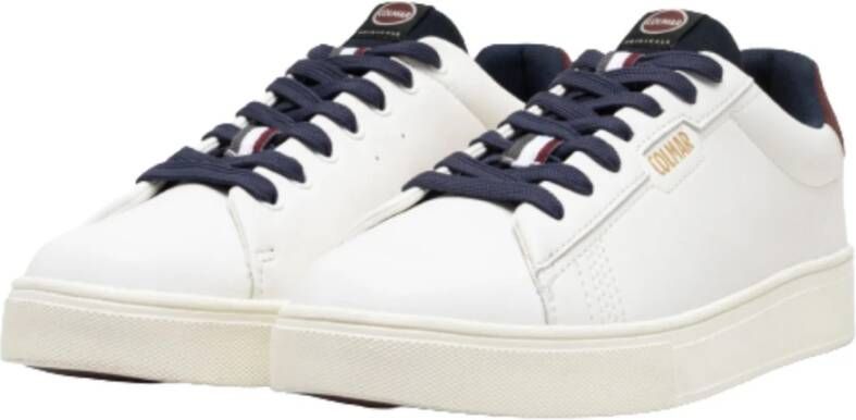 Colmar Heren Bates Grade 063 Leren Sneakers Wit Heren