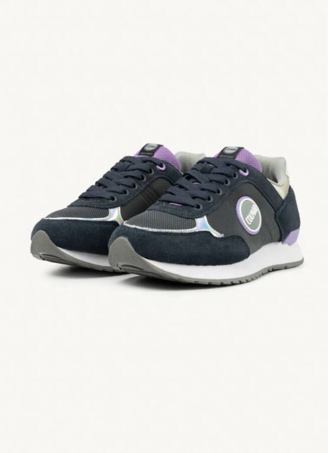 Colmar Lila Sneakers met Iridescent Detail Purple Dames