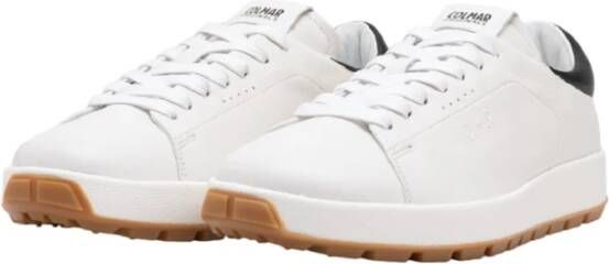 Colmar Premium Witte Leren Sneakers White Heren
