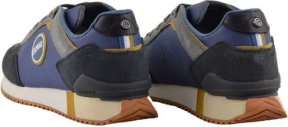 Colmar Blauwe Platte Sneakers met Iconisch Logo Blauw Heren