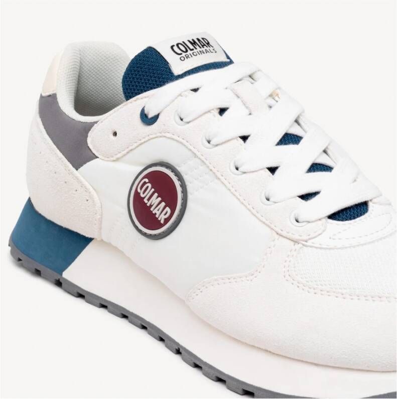 Colmar Witte Sneakers met Luminescent Nylon