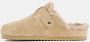 Colors of California Beige Suède Muiltjes met Nepbont Beige Dames - Thumbnail 6