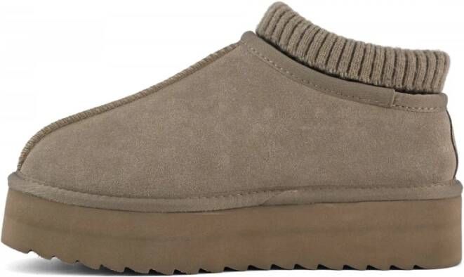 Colors of California Eggy Platformlaars met Sok Dames Beige Dames