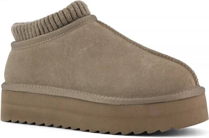 Colors of California Eggy Platformlaars met Sok Dames Beige Dames