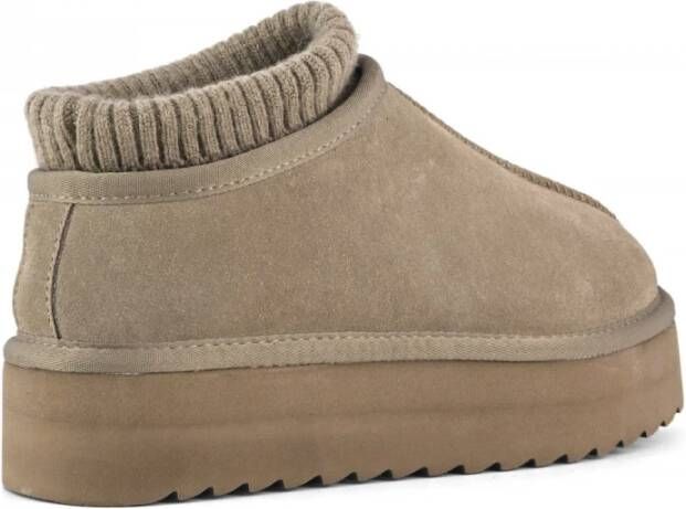 Colors of California Eggy Platformlaars met Sok Dames Beige Dames