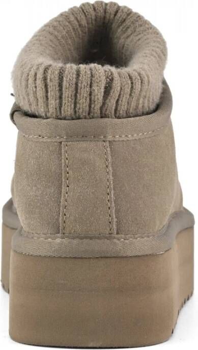Colors of California Eggy Platformlaars met Sok Dames Beige Dames