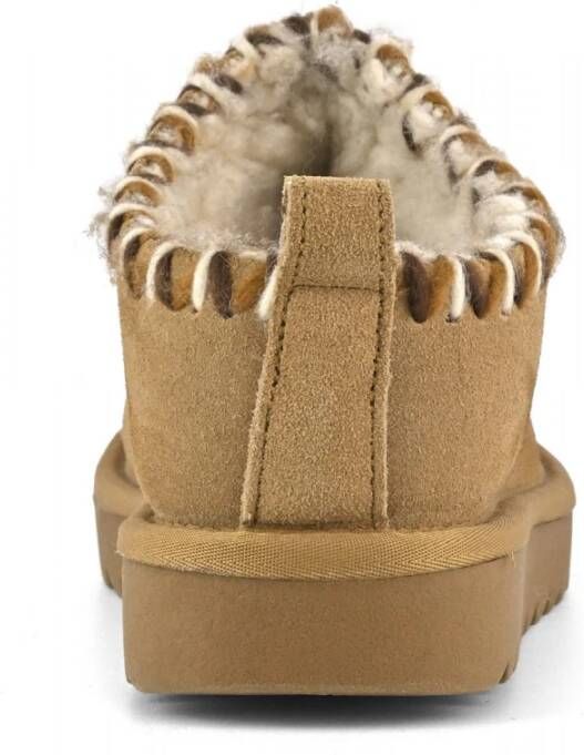 Colors of California Gewatteerde lage instap sandalen voor dames Beige Dames