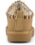 Colors of California Gewatteerde lage instap sandalen voor dames Beige Dames - Thumbnail 5