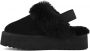 Colors of California Suède Platform Slipper met Bandsluiting Black Dames - Thumbnail 4