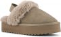 Colors of California Suède Platform Slipper met Enkelband Brown Dames - Thumbnail 5