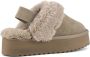 Colors of California Suède Platform Slipper met Enkelband Brown Dames - Thumbnail 6