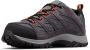 Columbia Grijze Leren Veterschoenen met Rubberen Zool Gray Heren - Thumbnail 13