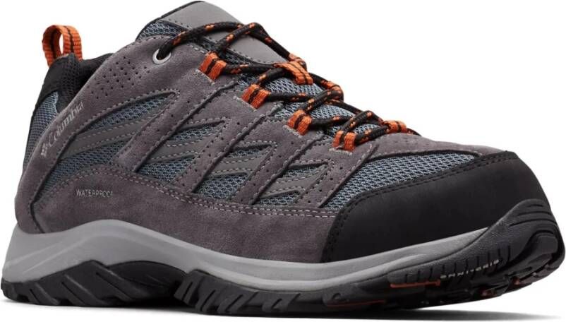 Columbia Grijze Leren Veterschoenen Gray Heren