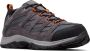 Columbia Grijze Leren Veterschoenen met Rubberen Zool Gray Heren - Thumbnail 6