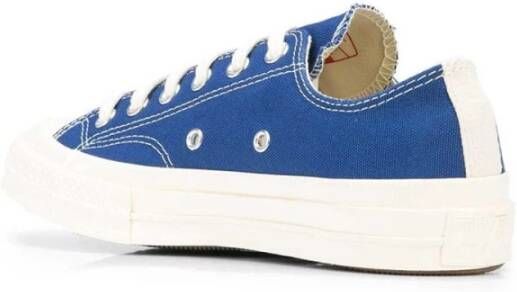 Comme des Garçons Blauwe Low Top Collaboration Sneakers