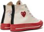 Comme des Garçons Rode zool hoge top Chuck Taylor Beige - Thumbnail 9