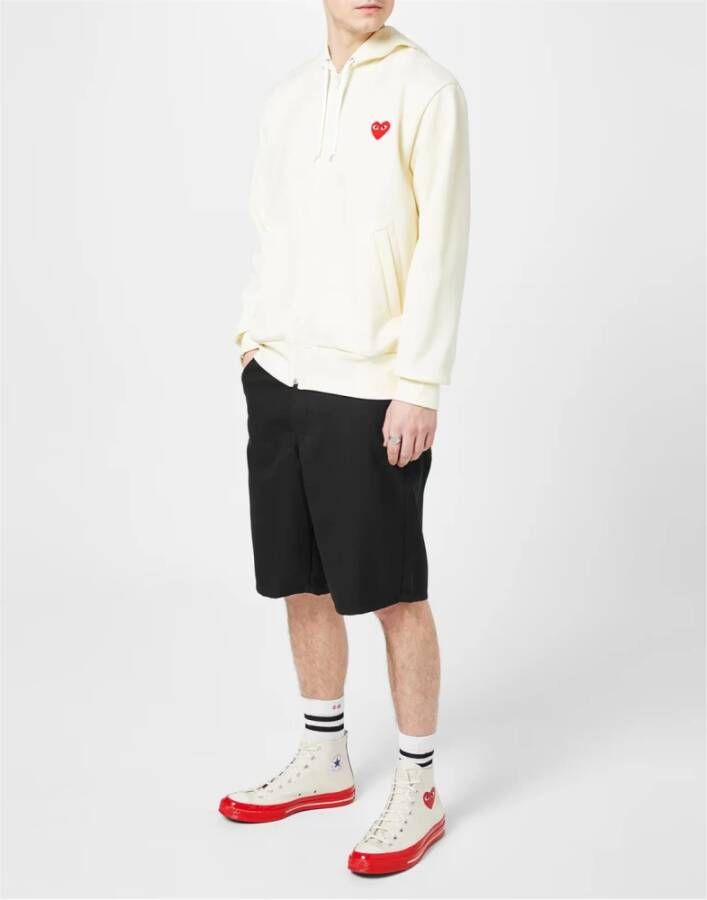 Comme des Garçons Chuck 70 Hi Sneakers Rood White Heren