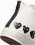 Comme des Garçons Play Multi Heart High Top Sneakers Beige Heren - Thumbnail 9