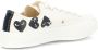 Comme des Garçons Play Beige Canvas Sneakers met Zwarte Hartjes - Thumbnail 2