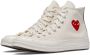 Comme Des Garçons Play x Converse Chuck '70 Small Red Heart high-top sneakers Wit - Thumbnail 9