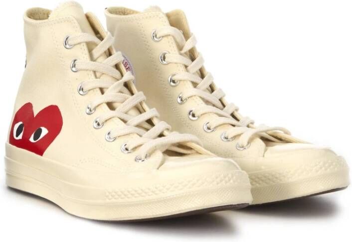 Comme des Garçons Play Big Heart Sportschoenen Beige Dames